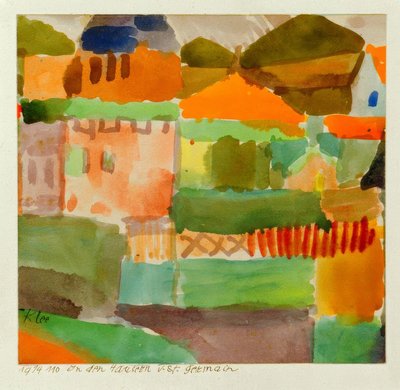 En las casas de St. Germain de Paul Klee